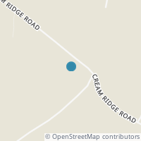 Map location of 43671 Cream Ridge Rd, Lisbon OH 44432