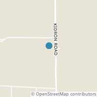 Map location of 5379 Kidron Rd, Apple Creek OH 44606