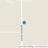 Map location of 5230 Kidron Rd, Apple Creek OH 44606