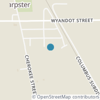 Map location of Rear St Shawnee, Harpster OH 43323