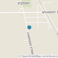 Map location of 17683 Cherokee St, Harpster OH 43323