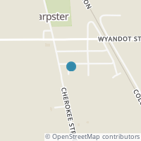 Map location of 7347 Shawnee St, Harpster OH 43323