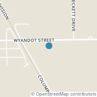 Map location of 7005 Wyandot St, Harpster OH 43323