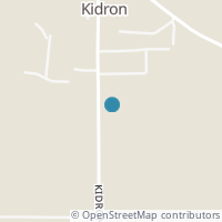 Map location of 5066 Kidron Rd, Apple Creek OH 44606