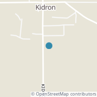 Map location of 5052 Kidron Rd, Apple Creek OH 44606