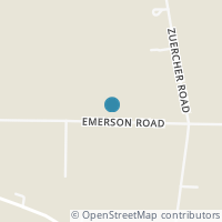 Map location of 13954 Emerson Rd, Dalton OH 44618