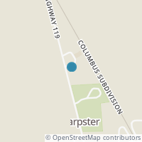 Map location of 17301 Cherokee St, Harpster OH 43323