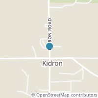 Map location of 13248 Emerson Rd, Kidron OH 44636