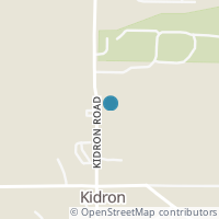 Map location of 4626 Kidron Rd, Dalton OH 44618