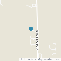 Map location of 3851 Kidron Rd, Dalton OH 44618