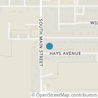 Map location of 116 Hays Ave, Ada OH 45810