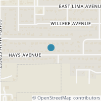 Map location of 332 Hays Ave, Ada OH 45810