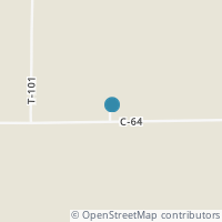 Map location of 12846 County Highway 64, Upper Sandusky OH 43351