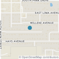 Map location of 326 Grandview Blvd, Ada OH 45810