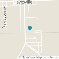 Map location of 83 S Mechanic St, Hayesville OH 44838