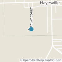 Map location of 32 Harclay Ct, Hayesville OH 44838