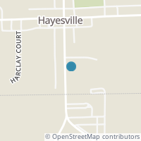 Map location of 71 N Mechanic St, Hayesville OH 44838