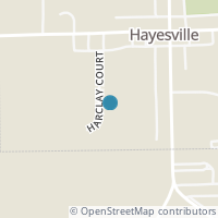 Map location of 29 Harclay Ct, Hayesville OH 44838