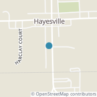 Map location of 54 S Mechanic St, Hayesville OH 44838