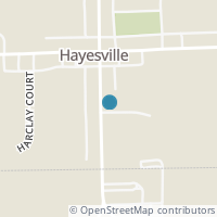 Map location of 47 S Mechanic St, Hayesville OH 44838