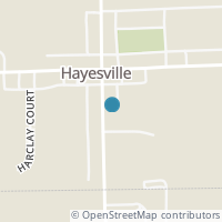 Map location of 35 N Mechanic St, Hayesville OH 44838