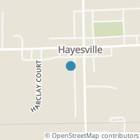 Map location of 30 S Mechanic St, Hayesville OH 44838