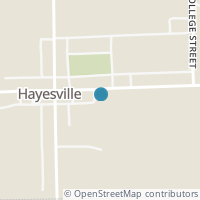 Map location of 45 E Main St, Hayesville OH 44838