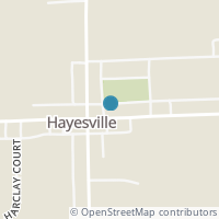 Map location of 20 E Main St, Hayesville OH 44838