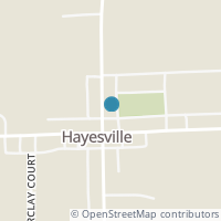 Map location of Mechanic St, Hayesville OH 44838