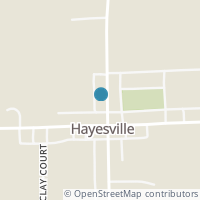 Map location of 24 N Mechanic St, Hayesville OH 44838