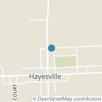 Map location of 5 High St, Hayesville OH 44838