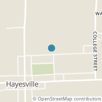 Map location of High St, Hayesville OH 44838
