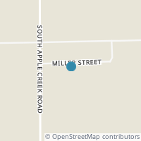 Map location of 7311 Miller St, Apple Creek OH 44606
