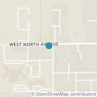 Map location of 501 W North Ave, Ada OH 45810