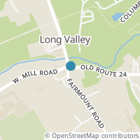 Map location of 6 Schooleys Mountain Rd, Long Valley NJ 7853