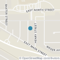 Map location of 110 Roger St, Lima OH 45807