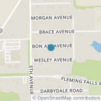 Map location of 590 Bonair Ave, Mansfield OH 44905