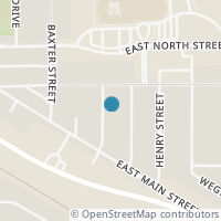 Map location of 108 Howard St, Lima OH 45807
