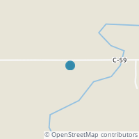 Map location of County Highway 59, Nevada OH 44849