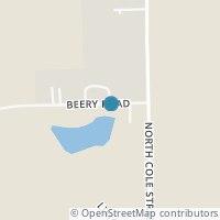 Map location of 1337 Beery Rd, Elida OH 45807