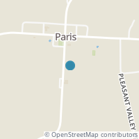 Map location of 320 Paris Ave SE, Paris OH 44669