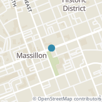 Map location of 121 Lincoln Way E, Massillon OH 44646