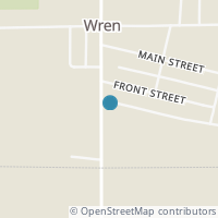 Map location of 100 South St, Wren OH 45899