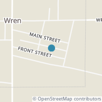 Map location of 211 Front St, Wren OH 45899