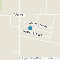 Map location of 115 Front St, Wren OH 45899