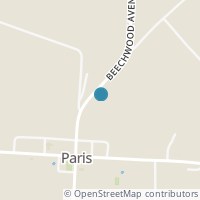 Map location of 1900 Beechwood Ave NE, Paris OH 44669