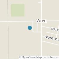 Map location of 108 State St, Wren OH 45899
