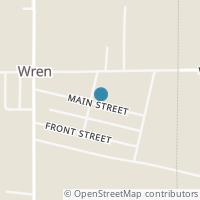 Map location of 105 Oak St, Wren OH 45899