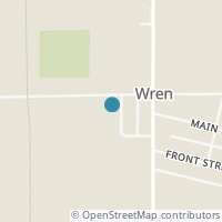 Map location of 102 State St, Wren OH 45899