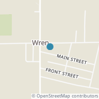 Map location of 105 Main St, Wren OH 45899
